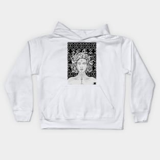 MEDUSA  with tattoo berbère Kids Hoodie